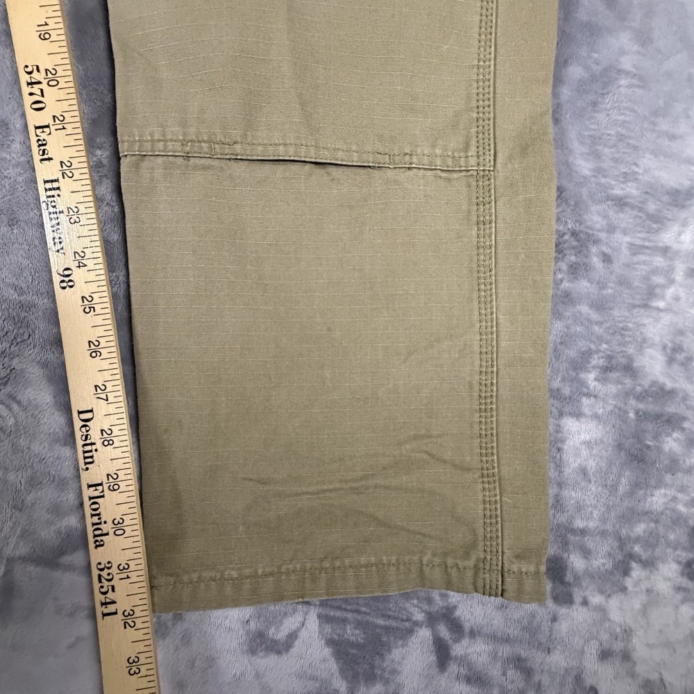Wrangler Pants Men's 38x34 For 38x32 Khaki Ranger Cargo Workwear Double Knee - Picture 16 of 16